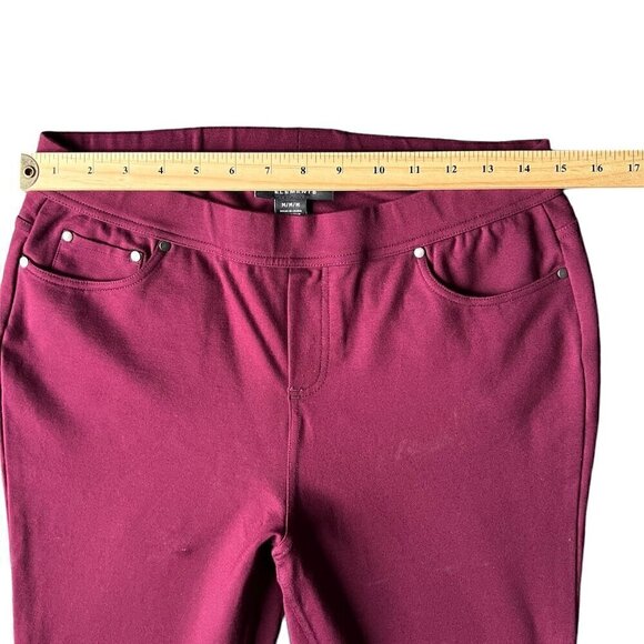 Tahari Elements Burgundy Red Casual Women’s Dress Pants. Size Medium - Picture 6 of 9